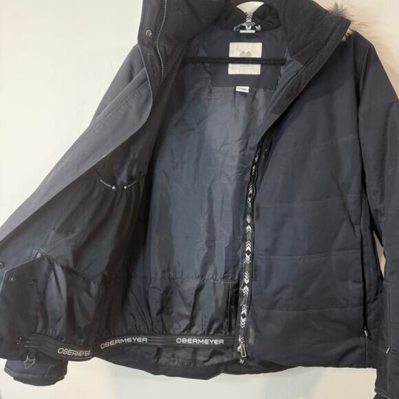 Obermeyer Women's Tuscany Ski Jacket Coat Waterproof Mountain Snow Black 16 - Picture 3 of 12